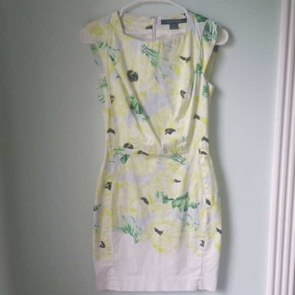 French Connection Poppy Flower Shift Dress-Size 4 - Picture 3 of 8
